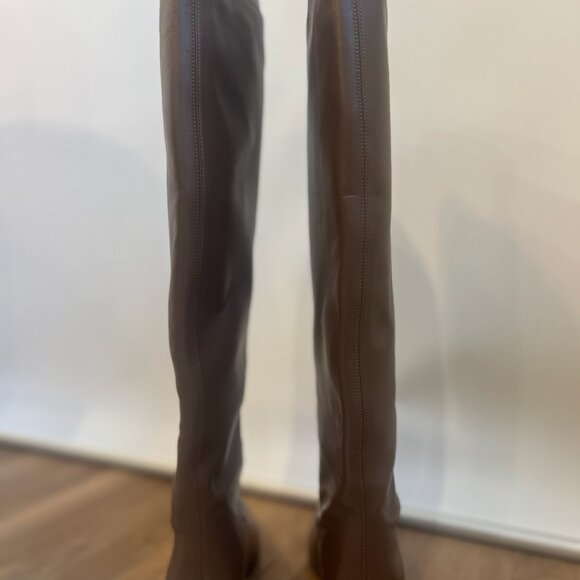 New WO Box Staud Wally Tall Boot Cacao 36 (6) - Picture 3 of 8